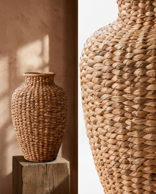 Primevio Woven Rattan Vase